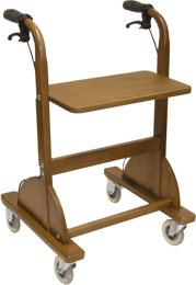 Hausrollator Eiche rustikal