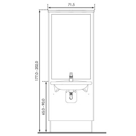 Waschtisch Lift höhenverstellbar